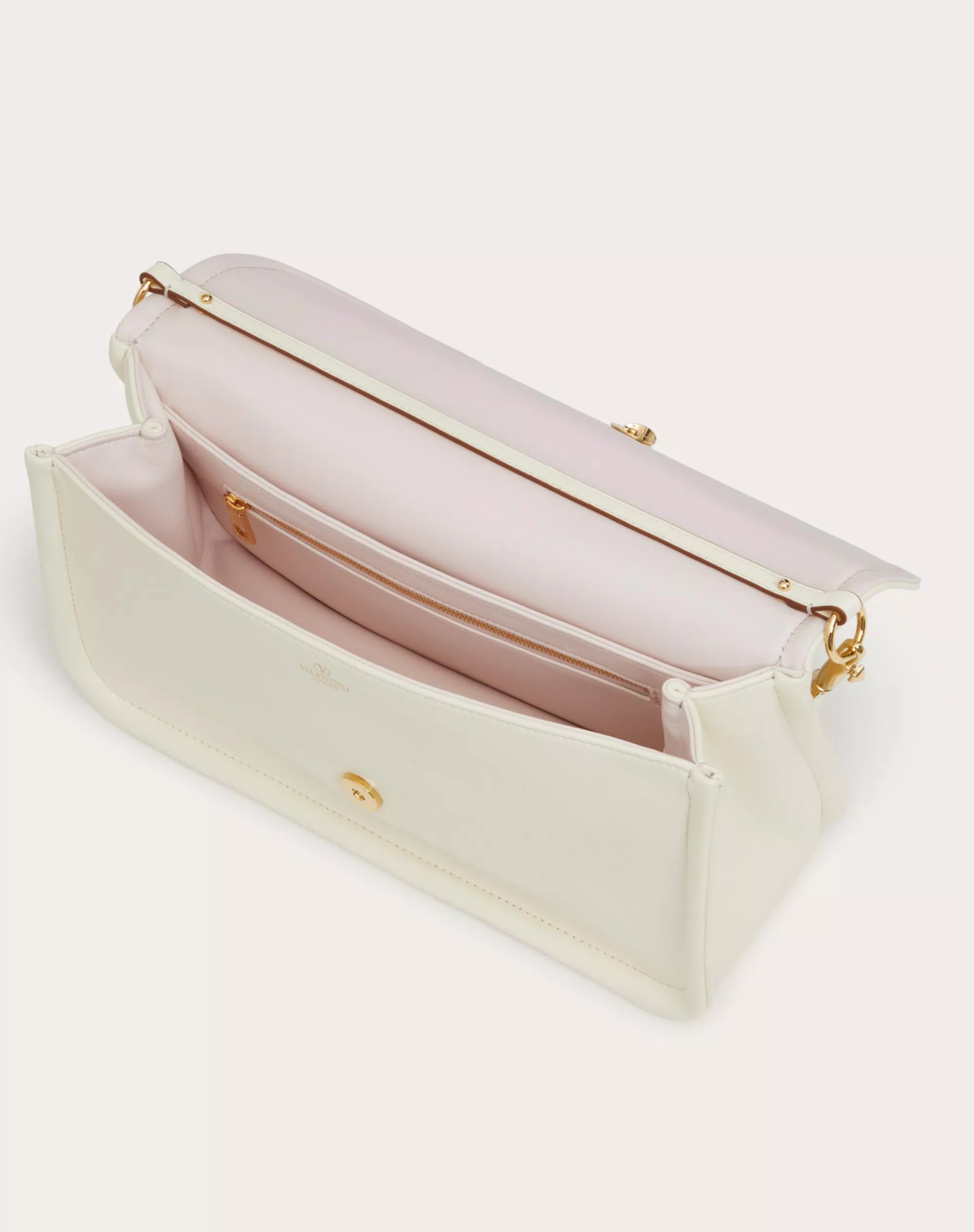 VALENTINO GARAVANI NAPPA LEATHER SHOULDER BAG